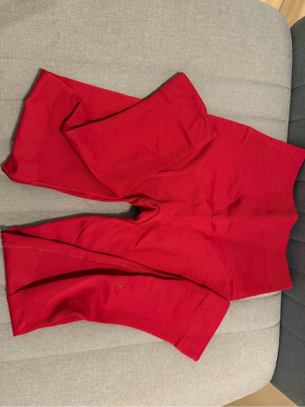 Lululemon Ebb to Street Seamless Knit Leggings Red Size 2